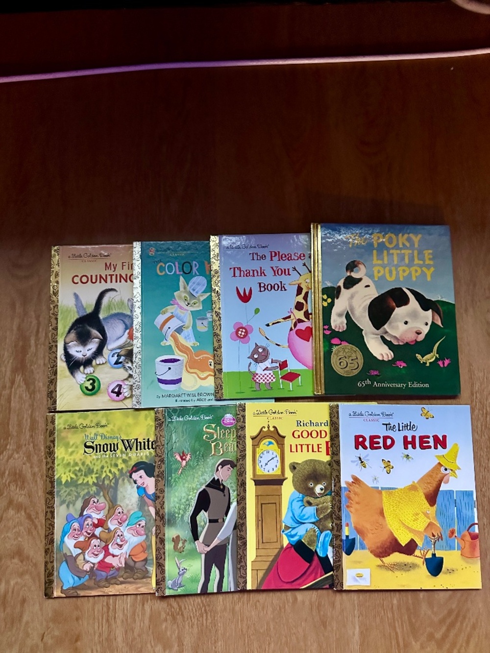 Little Golden Books Bundle Lot of 8 Disney Poky Puppy Richard Scarry Classics